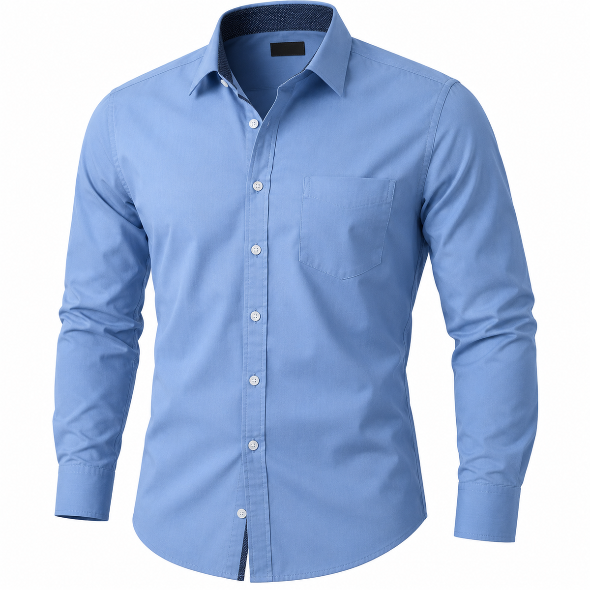Camisa Azul Elegante